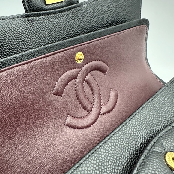 Authentic Chanel flap bag with original box and dust bag. - Picture 8 of 14